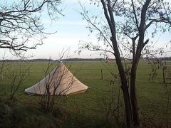 De CAD-tent in volle glorie